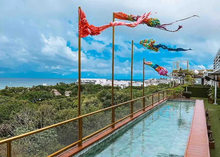 Rooftop With Ocean View And Pool Apartment Playa del Carmen